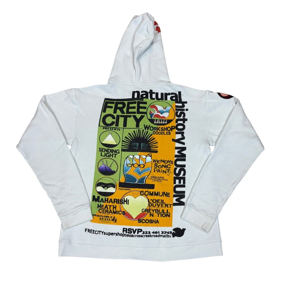 Rare Free City Natural History Museum 2009 Full Zip Hoodie Women's Medium